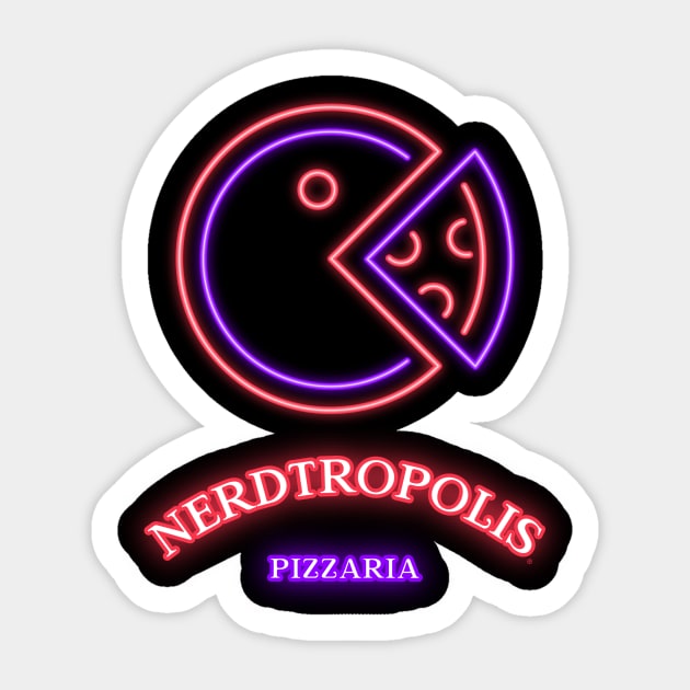 Pizza Eater Sticker by nerdtropolis